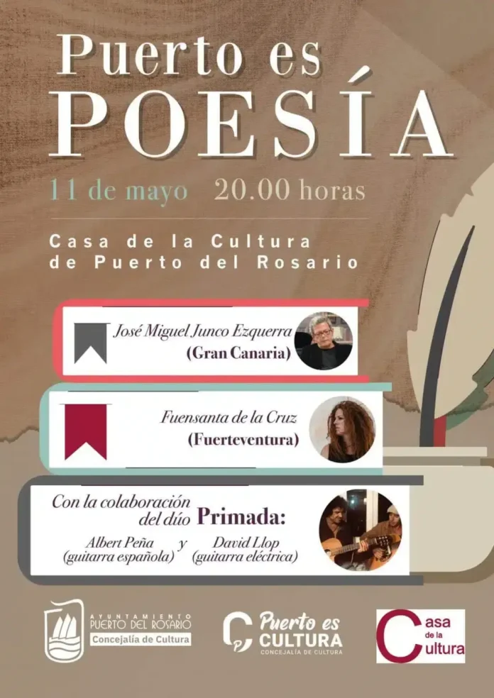 Fuensanta de la Cruz y José Miguel Junco Ezquerra, este jueves en ‘Puerto es Poesía’