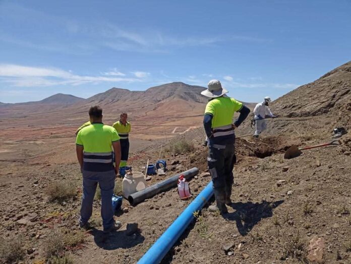 El Cabildo de Fuerteventura contrata a 13 personas a través de un plan de empleo para actuar frente a los problemas hídricos