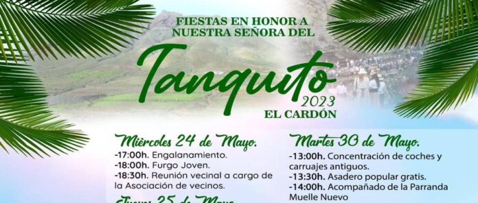 El Ayuntamiento de Pájara organiza una treintena de actos para celebrar las Fiestas en Honor a Nuestra Señora del Tanquito de El Cardón