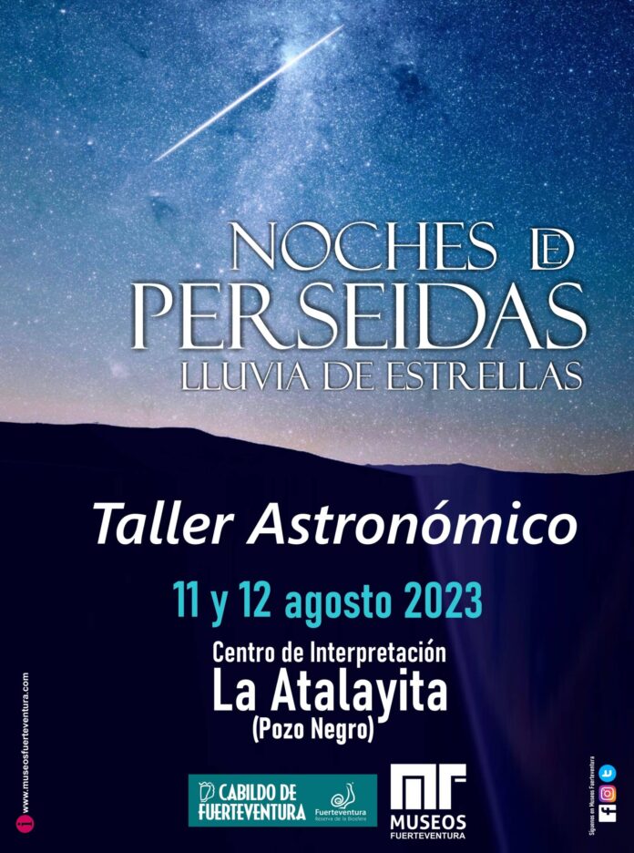 Museos Fuerteventura invita a observar la lluvia de estrellas en La Atalayita