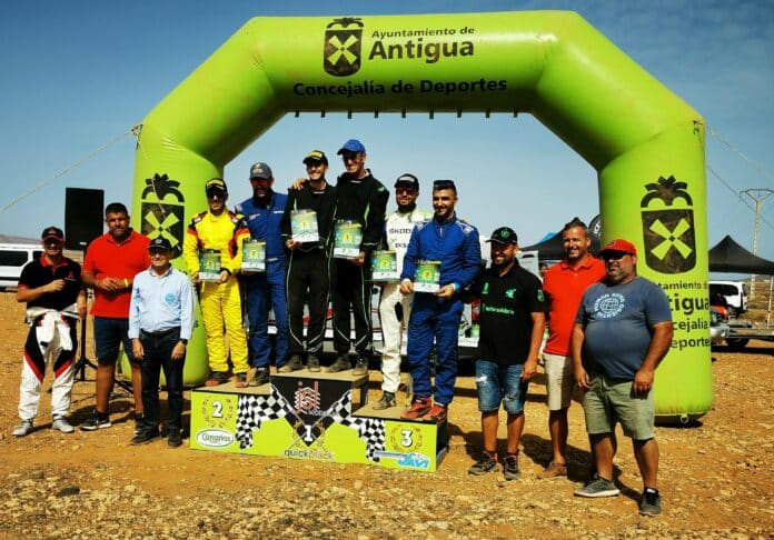 Aníbal y Jonathan Hernández vencedores de la primera prueba en tierra este año en la isla