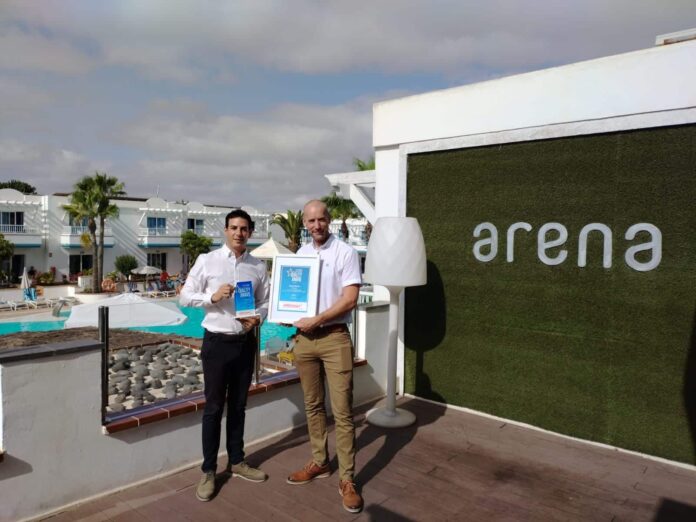 El Hotel Arena Beach, Premio Jet2holidays al Mejor Hotel Familiar de Fuerteventura 2022