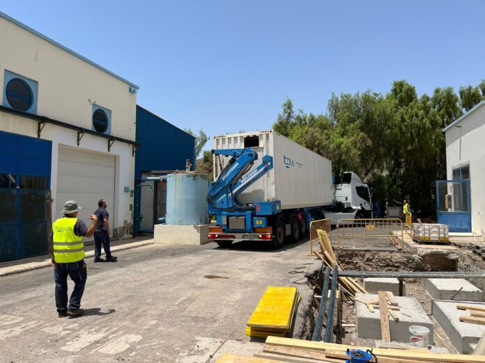 El CAAF refuerza la producción con un nuevo módulo de desalación en la planta de Gran Tarajal