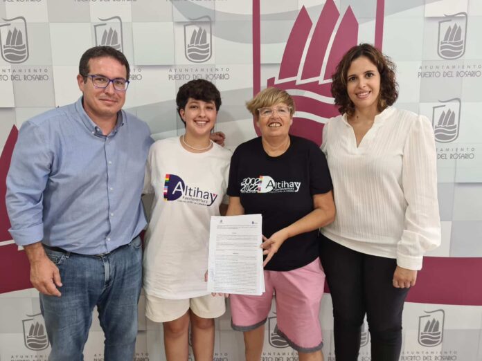 El Ayuntamiento de Puerto del Rosario y la Asociación Altihay Fuerteventura colectivo LGTBI+ continúan con el desarrollo del Proyecto Puerto Diverso 2023