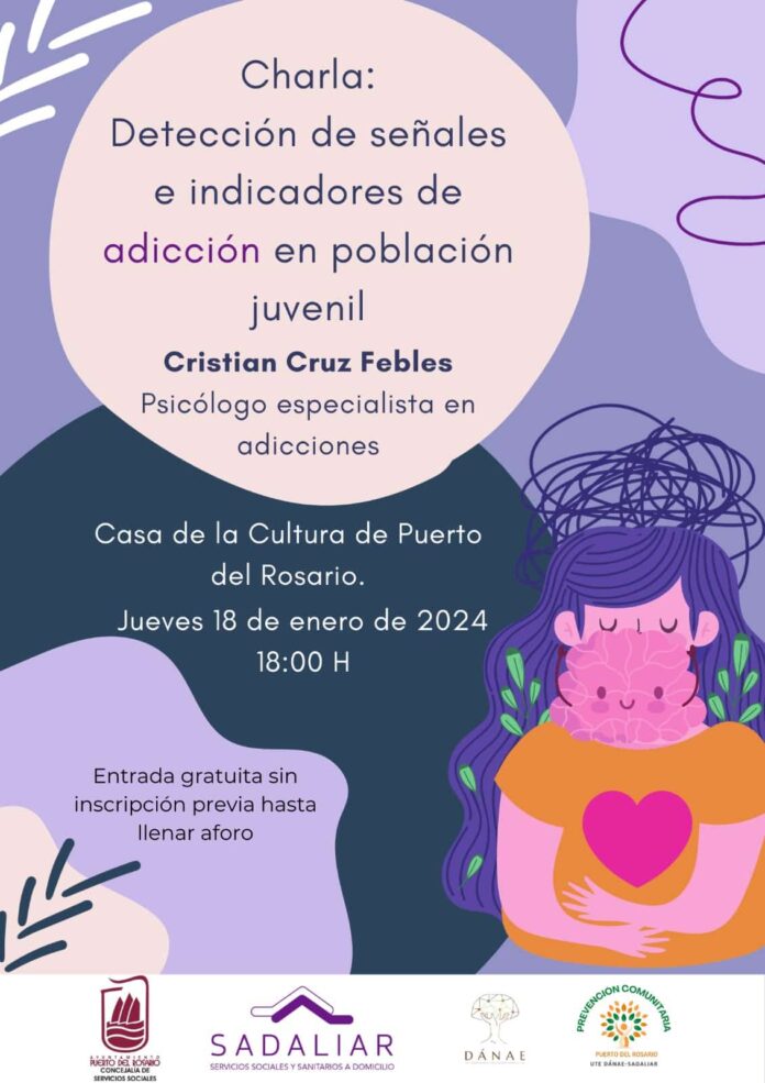 La Casa de la Cultura de Puerto del Rosario acoge una charla sobre adicción en la población juvenil