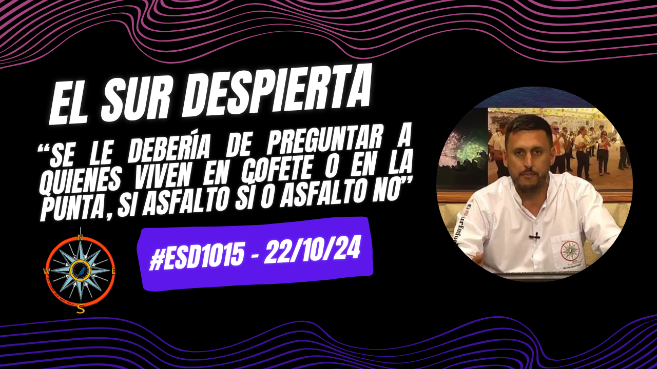 David Rodríguez «A quien deben preguntar asfalto si o no es a quien usa esa carretera diariamente»