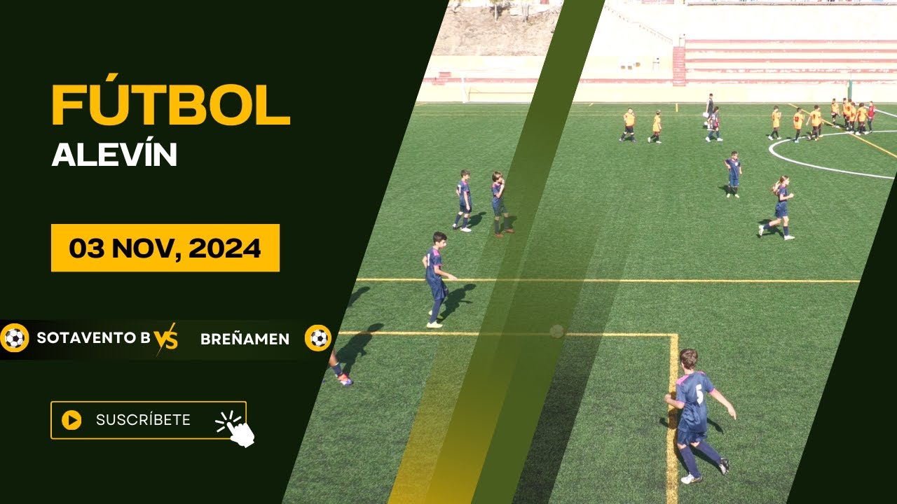 Fútbol Alevín: Sotavento – Breñamen 03/11/24