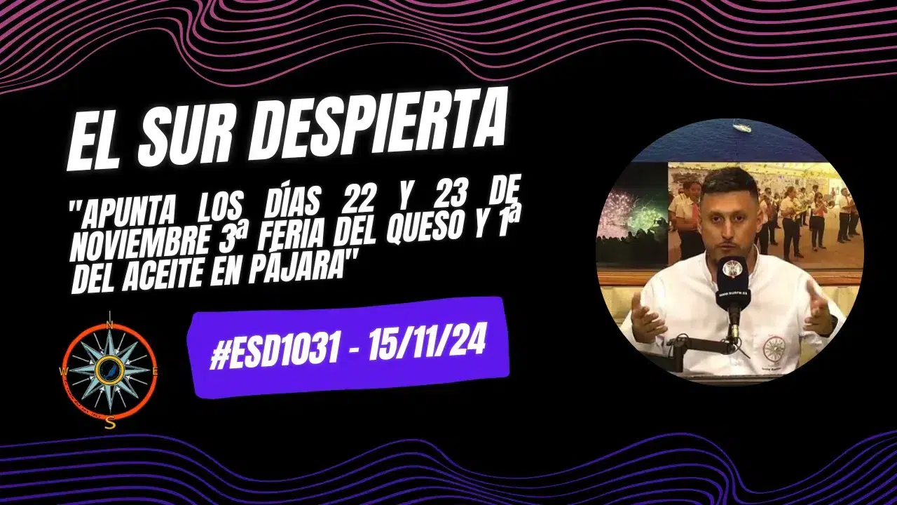 David Rodríguez "Apunta los días 22 y 23 de noviembre 3ª Feria del Queso y 1ª Del Aceite en Pájara"