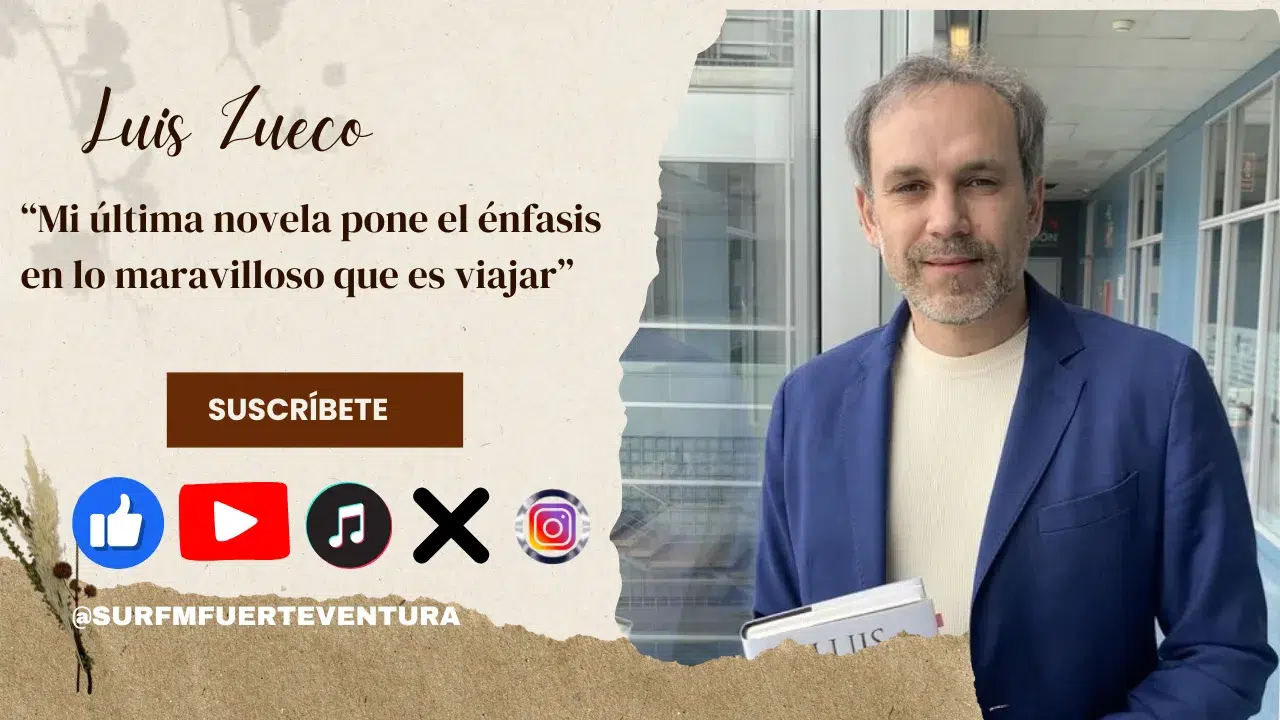 Luis Zueco "“Mi última novela pone el énfasis en lo maravilloso que es viajar”