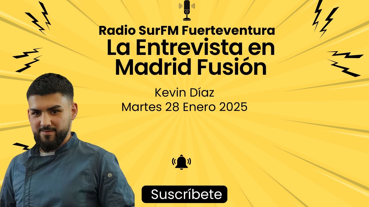 Madrid Fusión 2025: Entrevista a Kevin Díaz 28/01/25