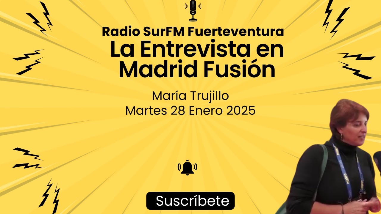 María Trujillo "La idea de Madrid Fusión es mostrar nuestro producto y que acudan allí a probarlo"