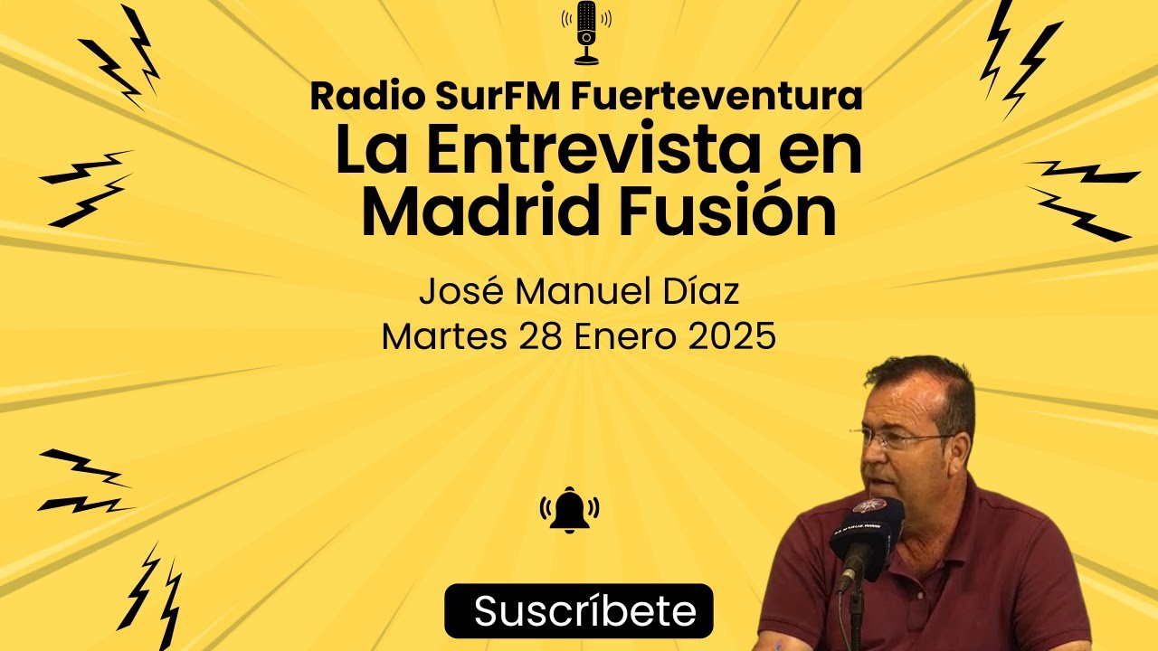 Madrid Fusión 2025: Entrevista a José Manuel Díaz 28/01/25