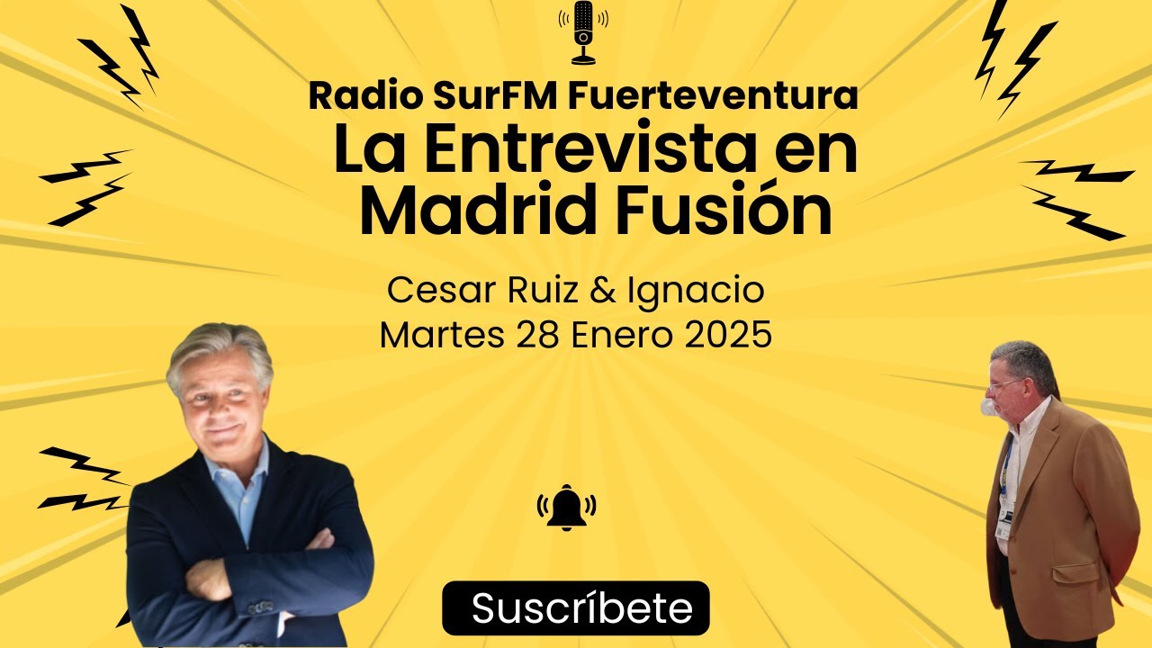 Madrid Fusión 2025: Entrevista a Cesar Ruiz y a Ignacio 28/01/25