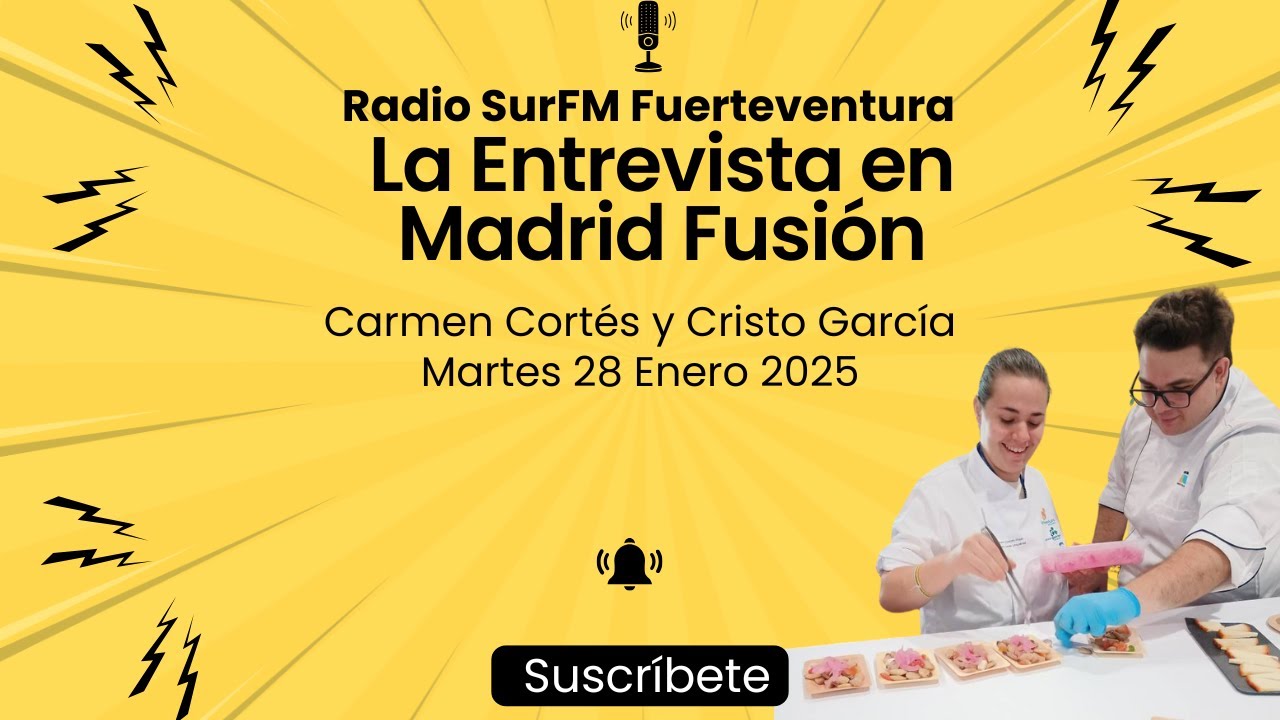 Madrid Fusión 2025: Entrevista a Carmen Cortés y a Cristo García 28/01/25