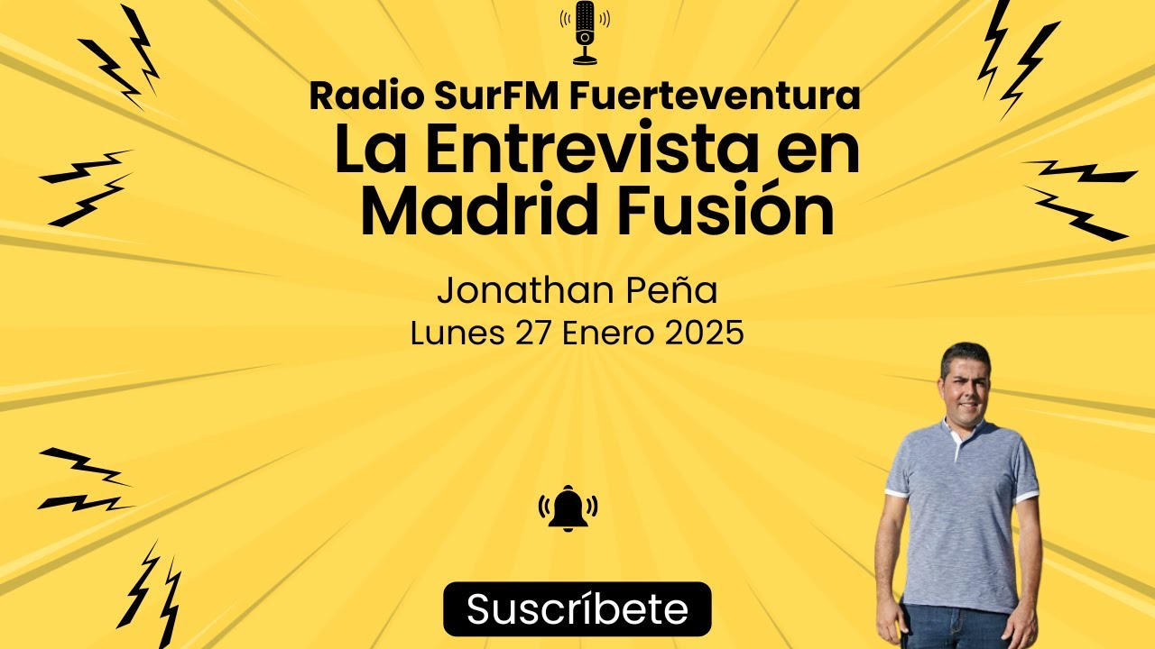 Madrid Fusión: Entrevista a Jonathan Peña 27/01/25