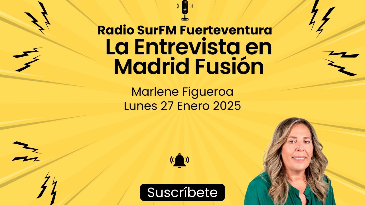 Madrid Fusión 2025: Entrevista a Marlene Figueroa 27/01/25