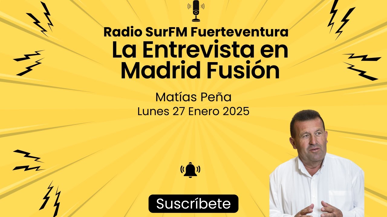 Madrid Fusión 2025: Entrevista a Matías Peña 27/01/25