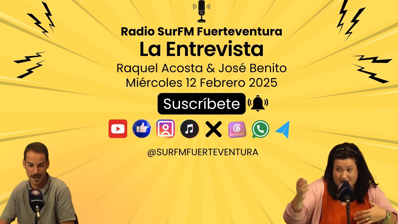 Entrevista a Raquel Acosta y a José Benito 12/02/25