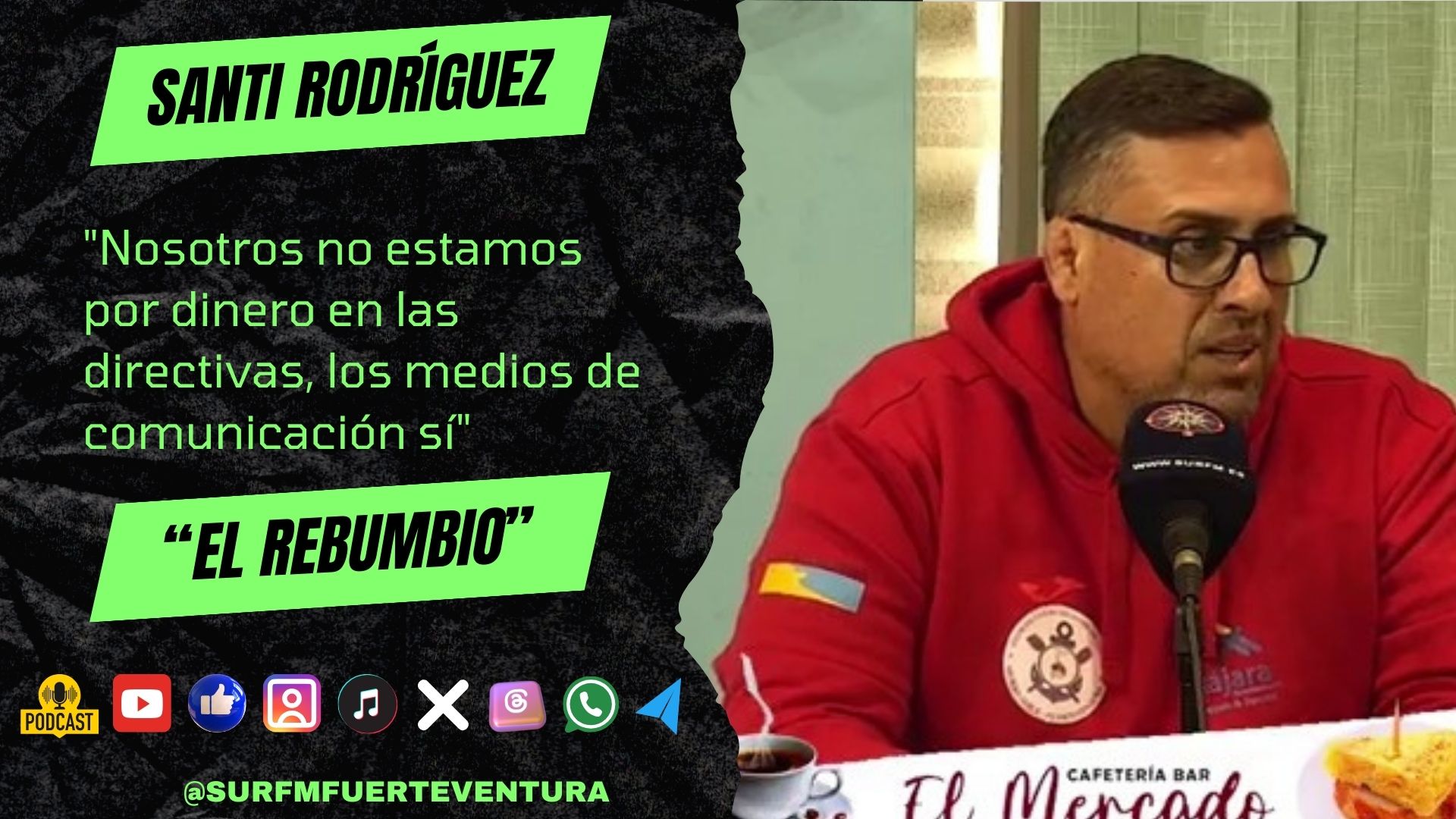 Santi Rodríguez «Nosotros no estamos por dinero en las directivas, los medios de comunicación sí»