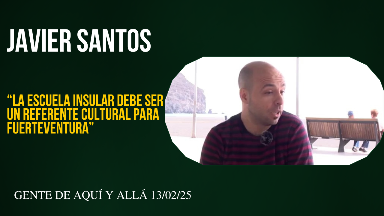 Javier Santos «La Escuela Insular de Música debe ser un referente cultural para Fuerteventura»