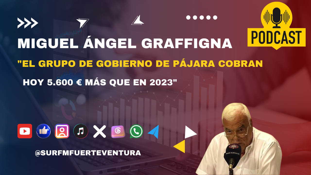 Miguel Ángel Graffigna «El Grupo de Gobierno de Pájara cobran hoy 5.600 € más que en 2023»