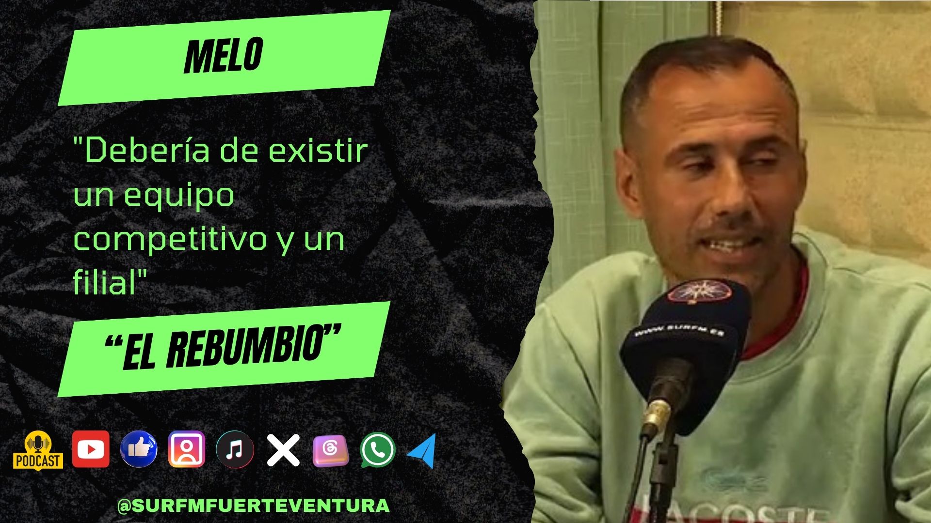 Melo «Debería de existir un equipo competitivo y un filial»